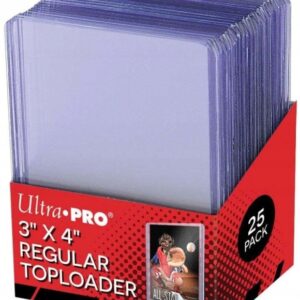 ultra pro regular toploader 3 x 4 25 szt